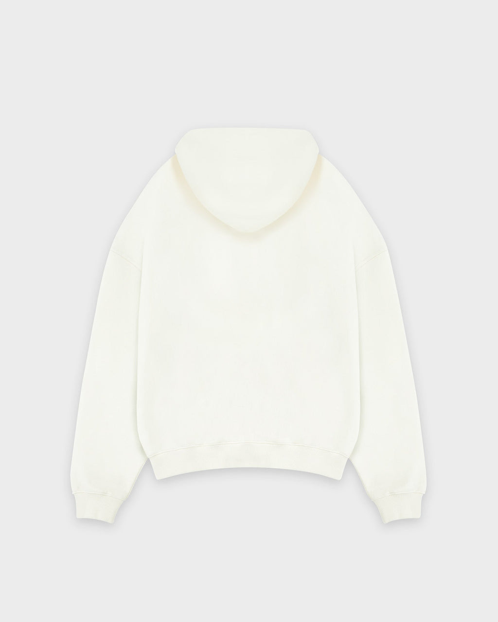 Heavy Off White Basic Hoodie